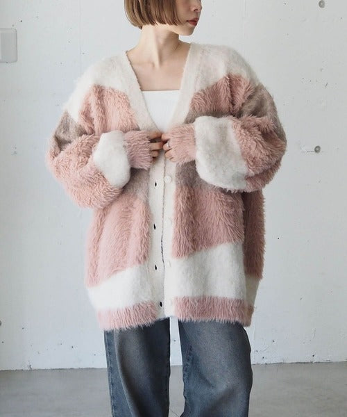 <預訂> 日牌Tiptop 銀河閃粉混紡v領開胸外套｜三色入