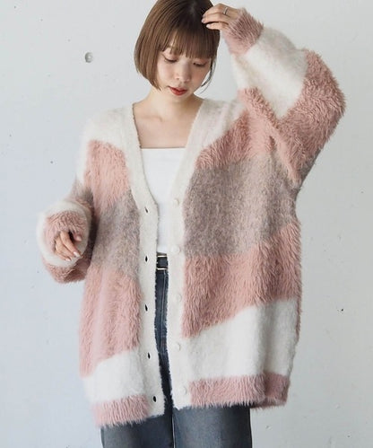 <預訂> 日牌Tiptop 銀河閃粉混紡v領開胸外套｜三色入