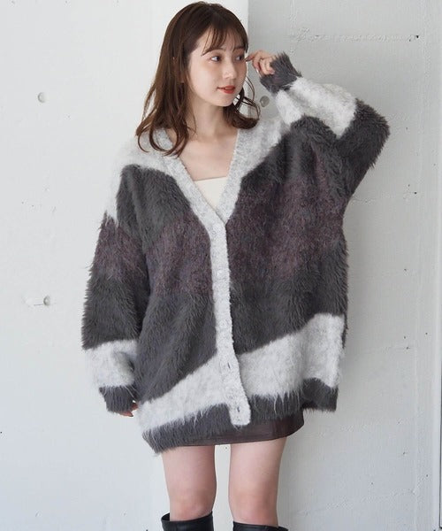 <預訂> 日牌Tiptop 銀河閃粉混紡v領開胸外套｜三色入