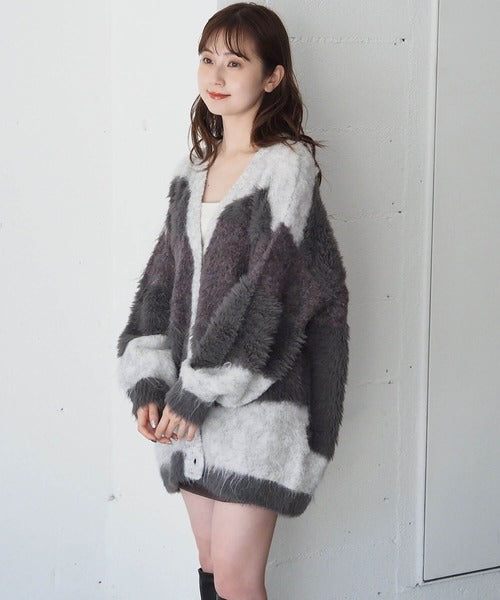 <預訂> 日牌Tiptop 銀河閃粉混紡v領開胸外套｜三色入