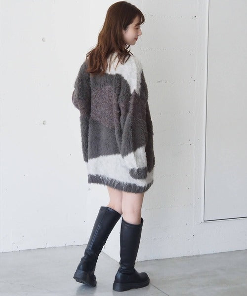 <預訂> 日牌Tiptop 銀河閃粉混紡v領開胸外套｜三色入