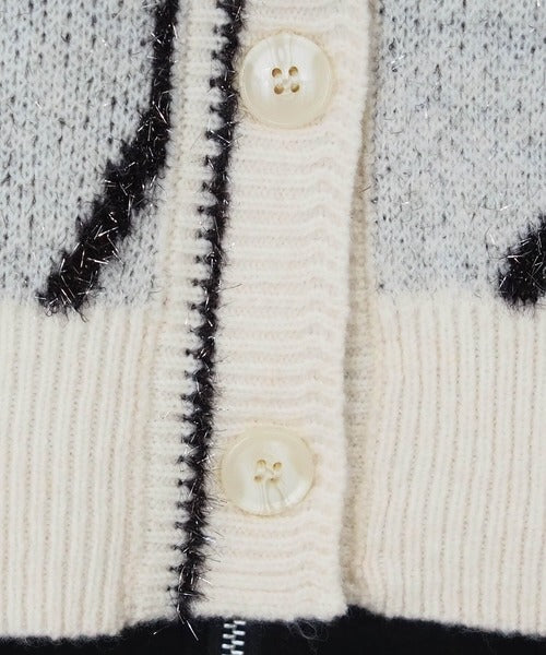 <預訂> 日牌Tiptop BlingBling羽毛大蝴蝶結v領開胸外套｜四色入