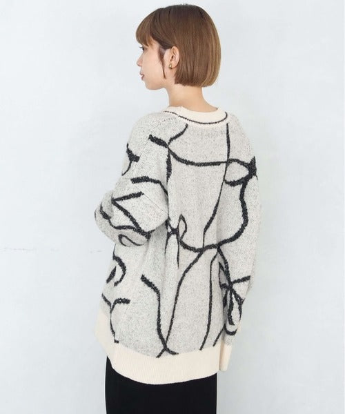 <預訂> 日牌Tiptop BlingBling羽毛大蝴蝶結v領開胸外套｜四色入