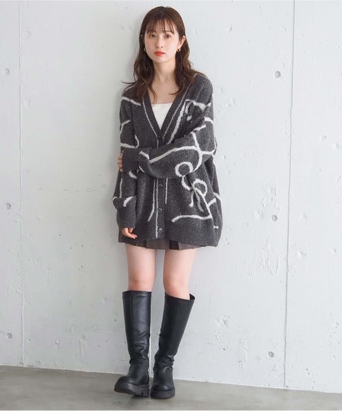 <預訂> 日牌Tiptop BlingBling羽毛大蝴蝶結v領開胸外套｜四色入