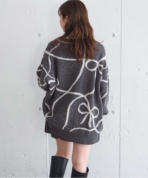 <預訂> 日牌Tiptop BlingBling羽毛大蝴蝶結v領開胸外套｜四色入