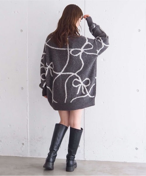 <預訂> 日牌Tiptop BlingBling羽毛大蝴蝶結v領開胸外套｜四色入