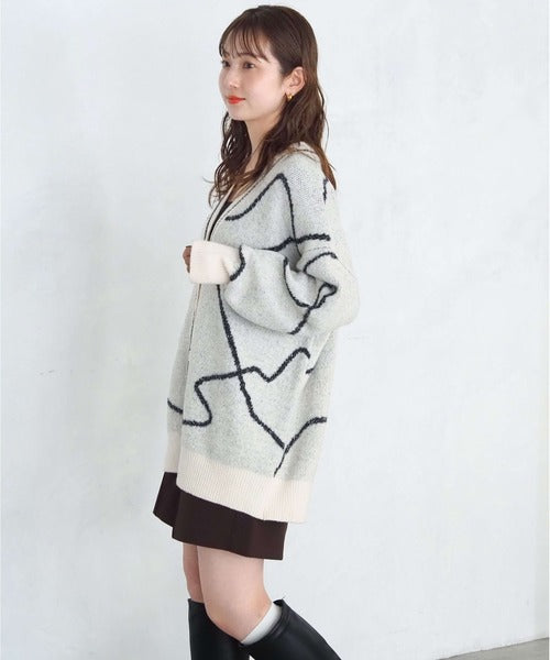 <預訂> 日牌Tiptop BlingBling羽毛大蝴蝶結v領開胸外套｜四色入