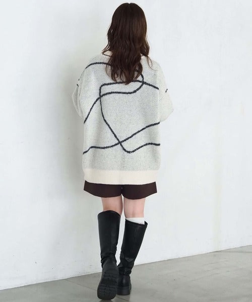 <預訂> 日牌Tiptop BlingBling羽毛大蝴蝶結v領開胸外套｜四色入