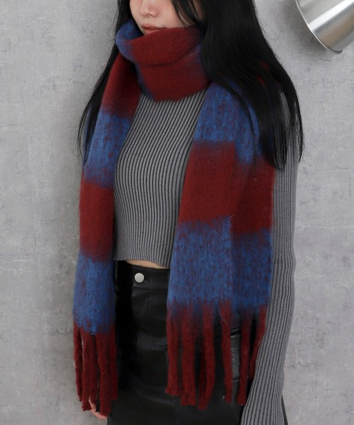 <預訂> 2025新款 日牌Wego 漸變長頸巾｜二十三色入