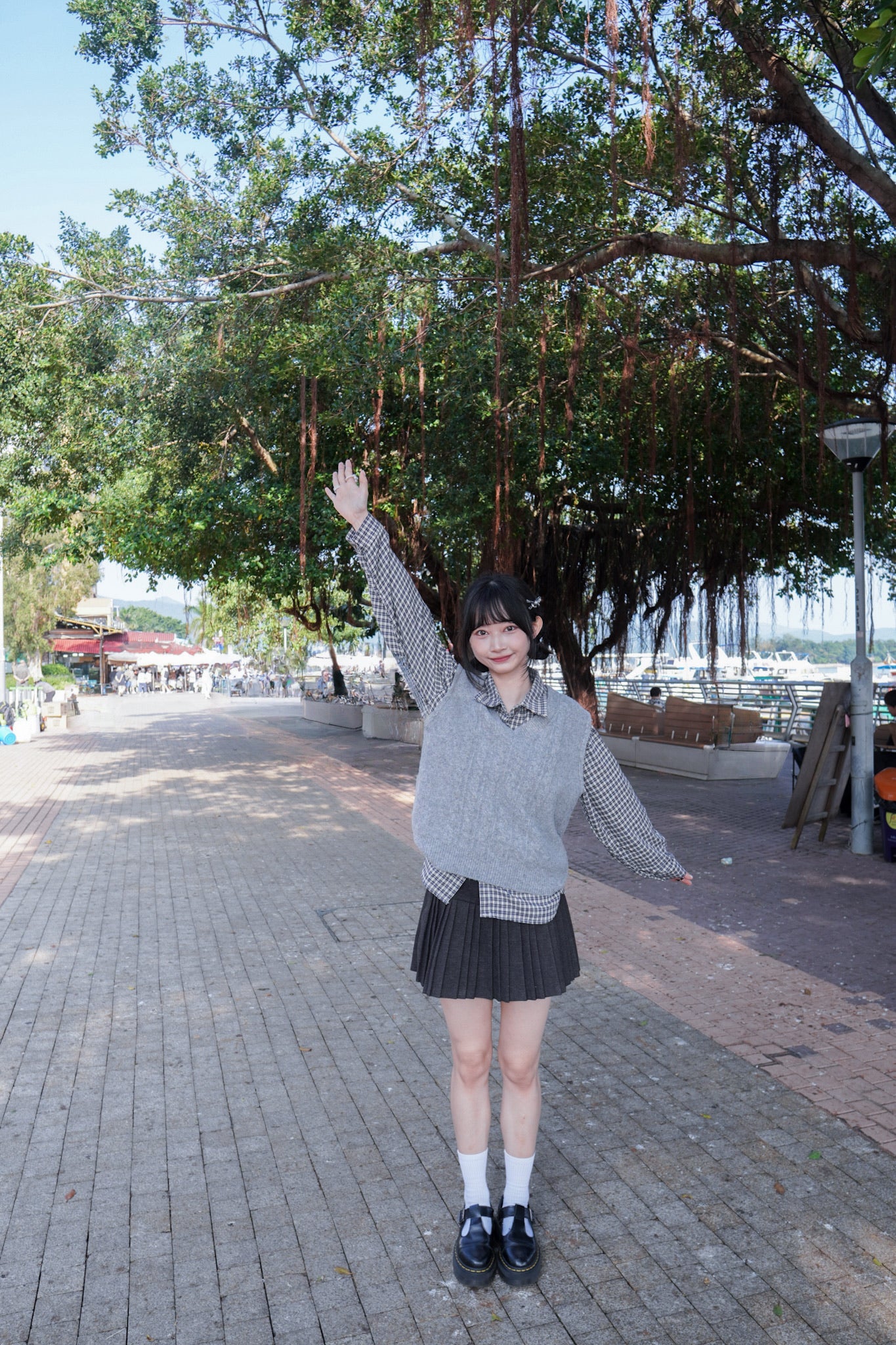 <現貨> v領麻花針織馬甲背心｜兩色入