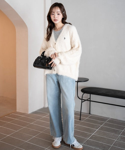 <預訂> JP 日本大人氣♡ US POLO ASSN. 獨家毛絨針織開胸外套｜七色入