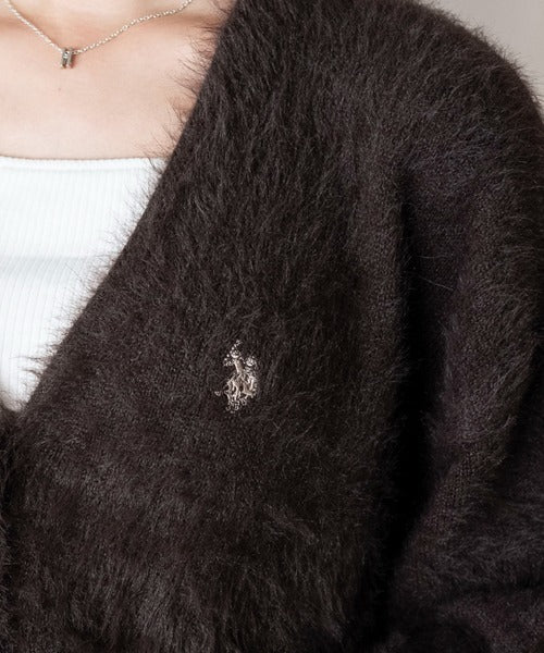 <預訂> JP 日本大人氣♡ US POLO ASSN. 獨家毛絨針織開胸外套｜七色入