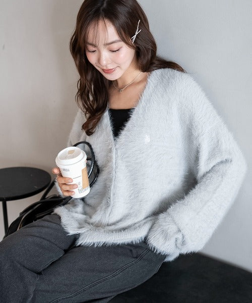 <預訂> JP 日本大人氣♡ US POLO ASSN. 獨家毛絨針織開胸外套｜七色入