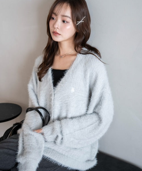 <預訂> JP 日本大人氣♡ US POLO ASSN. 獨家毛絨針織開胸外套｜七色入