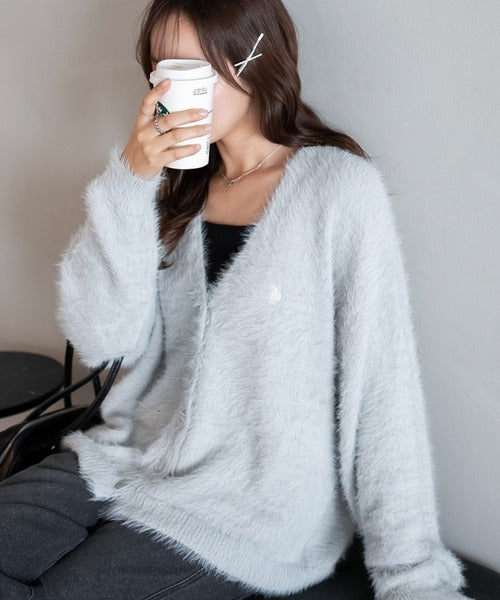 <預訂> JP 日本大人氣♡ US POLO ASSN. 獨家毛絨針織開胸外套｜七色入