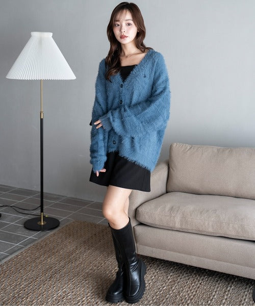 <預訂> JP 日本大人氣♡ US POLO ASSN. 獨家毛絨針織開胸外套｜七色入