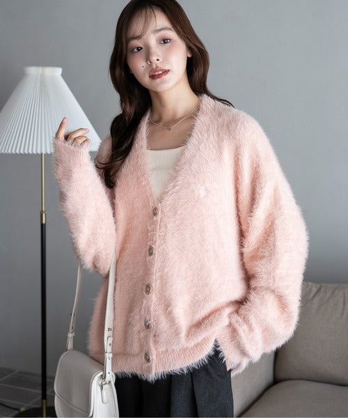 <預訂> JP 日本大人氣♡ US POLO ASSN. 獨家毛絨針織開胸外套｜七色入