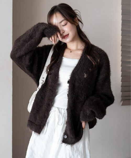 <預訂> JP 日本大人氣♡ US POLO ASSN. 獨家毛絨針織開胸外套｜七色入