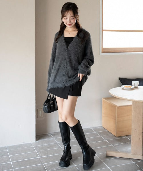 <預訂> JP 日本大人氣♡ US POLO ASSN. 獨家毛絨針織開胸外套｜七色入