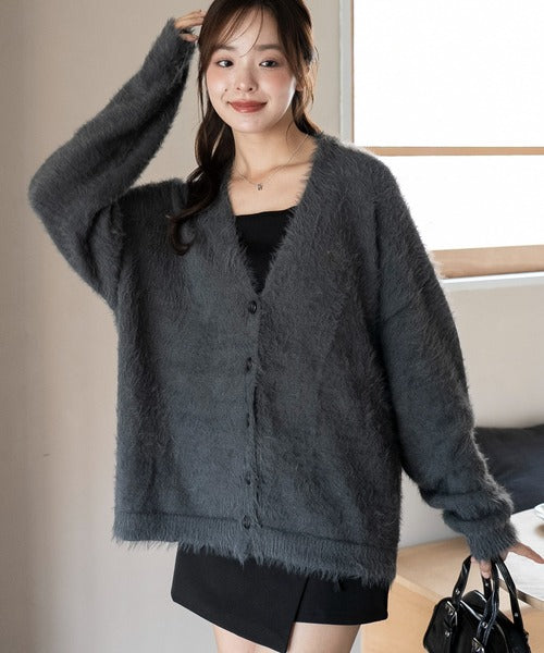 <預訂> JP 日本大人氣♡ US POLO ASSN. 獨家毛絨針織開胸外套｜七色入