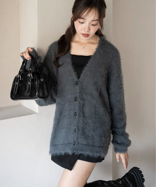 <預訂> JP 日本大人氣♡ US POLO ASSN. 獨家毛絨針織開胸外套｜七色入