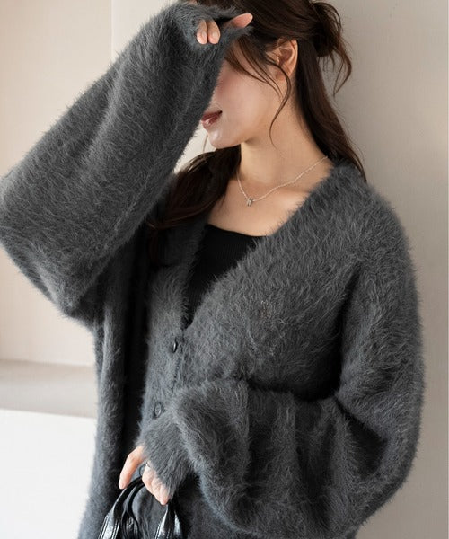 <預訂> JP 日本大人氣♡ US POLO ASSN. 獨家毛絨針織開胸外套｜七色入