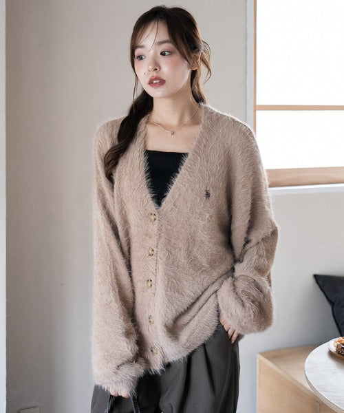 <預訂> JP 日本大人氣♡ US POLO ASSN. 獨家毛絨針織開胸外套｜七色入