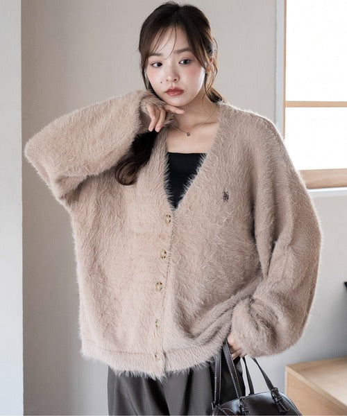 <預訂> JP 日本大人氣♡ US POLO ASSN. 獨家毛絨針織開胸外套｜七色入