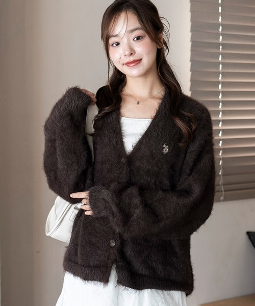 <預訂> JP 日本大人氣♡ US POLO ASSN. 獨家毛絨針織開胸外套｜七色入