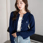 <預訂> JP U.S. POLO ASSN.2026年春季麻花針織開胸薄外套｜五色入