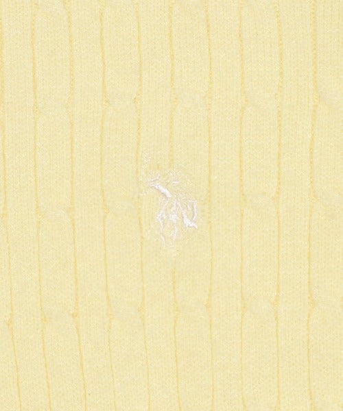 <預訂> JP U.S. POLO ASSN.2026年春季麻花針織開胸薄外套｜五色入