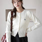 <預訂> JP U.S. POLO ASSN.2026年春季麻花針織開胸薄外套｜五色入