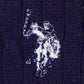 <預訂> JP U.S. POLO ASSN.2026年春季麻花針織開胸薄外套｜五色入