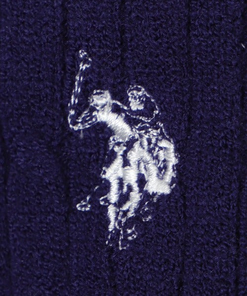 <預訂> JP U.S. POLO ASSN.2026年春季麻花針織開胸薄外套｜五色入