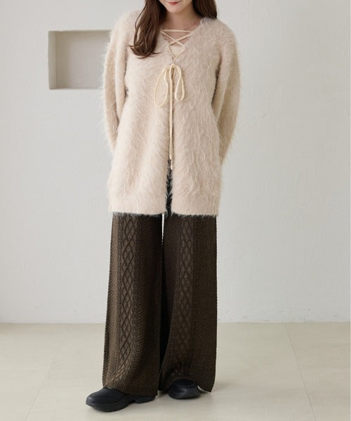 <預訂> 日本大人氣♡日牌 Apres Jour 麻花針織半身長裙｜三色入