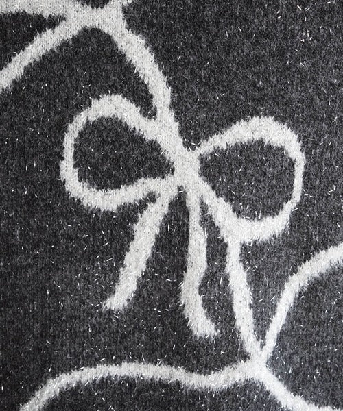 <預訂> 日牌Tiptop BlingBling羽毛大蝴蝶結套頭衛衣｜四色入