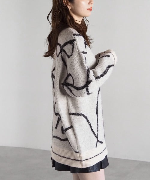 <預訂> 日牌Tiptop BlingBling羽毛大蝴蝶結套頭衛衣｜四色入