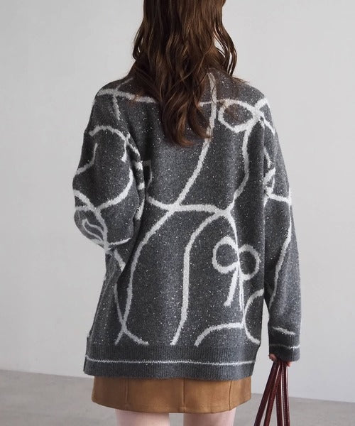 <預訂> 日牌Tiptop BlingBling羽毛大蝴蝶結套頭衛衣｜四色入