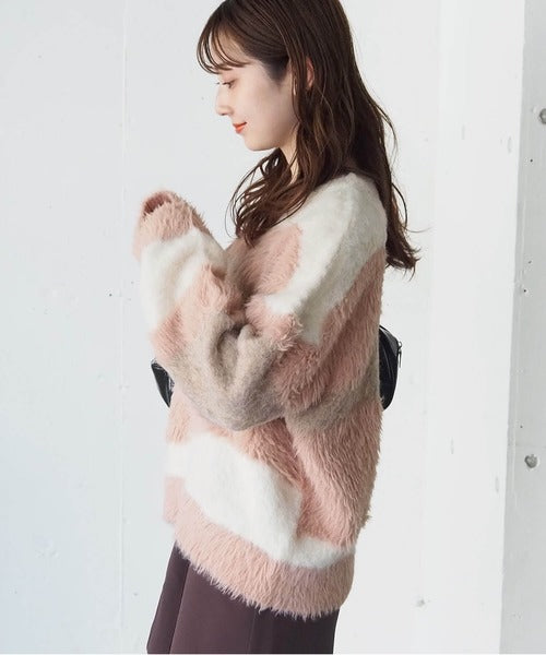 <預訂> 日牌Tiptop 銀河閃粉混紡針織上衣｜三色入