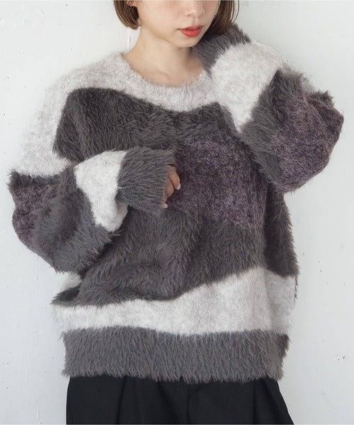 <預訂> 日牌Tiptop 銀河閃粉混紡針織上衣｜三色入