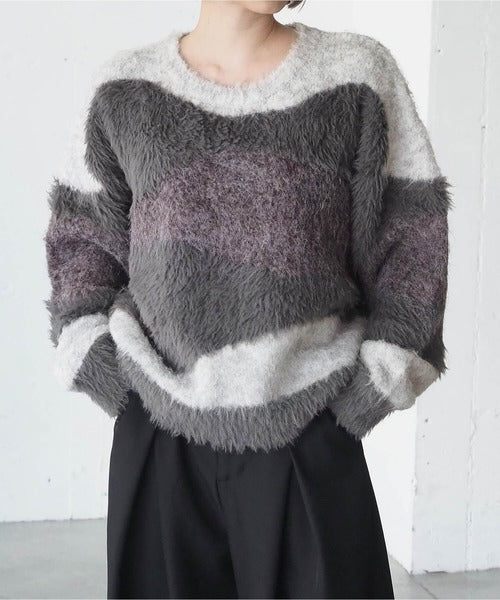 <預訂> 日牌Tiptop 銀河閃粉混紡針織上衣｜三色入