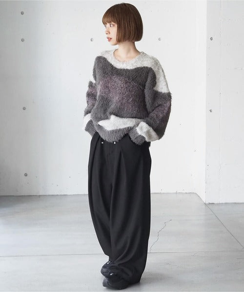 <預訂> 日牌Tiptop 銀河閃粉混紡針織上衣｜三色入