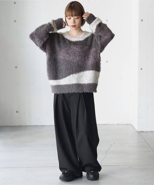 <預訂> 日牌Tiptop 銀河閃粉混紡針織上衣｜三色入