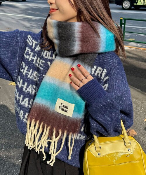 <預訂> 日牌CIAOPANIC 流蘇蓬鬆頸巾｜18色入