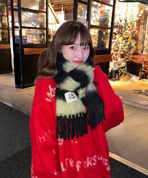 <預訂> 日牌CIAOPANIC 流蘇蓬鬆頸巾｜18色入