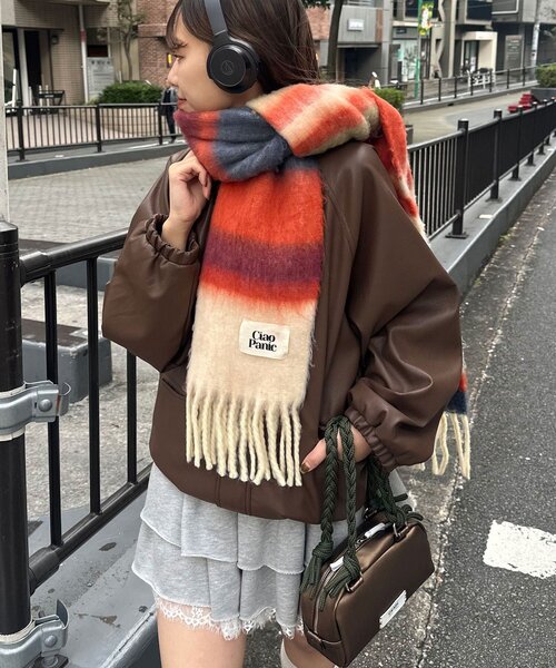 <預訂> 日牌CIAOPANIC 流蘇蓬鬆頸巾｜18色入
