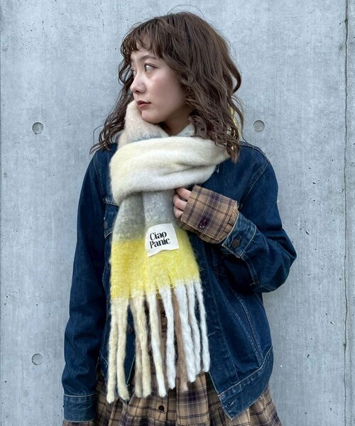 <預訂> 日牌CIAOPANIC 流蘇蓬鬆頸巾｜18色入