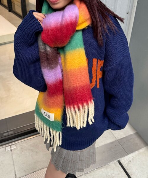 <預訂> 日牌CIAOPANIC 流蘇蓬鬆頸巾｜18色入