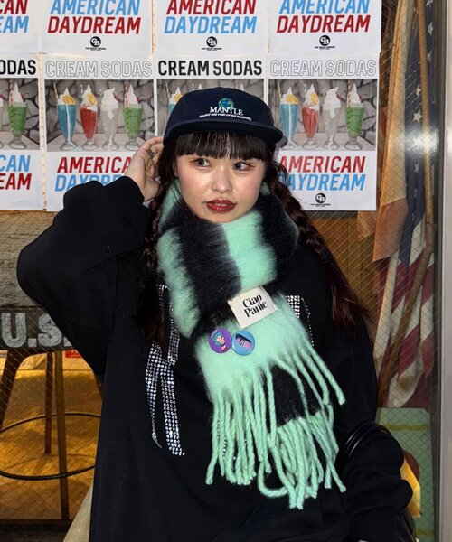 <預訂> 日牌CIAOPANIC 流蘇蓬鬆頸巾｜18色入