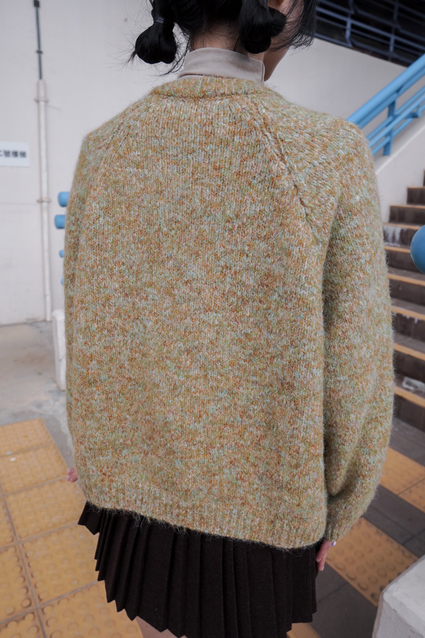 <現貨> 羊毛混紡針織冷外套｜兩色入